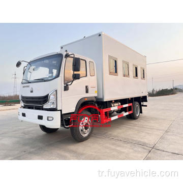 4x2 off-road inşaat mobil atölye kamyonu